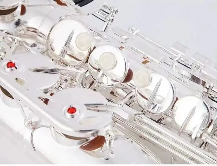 Japanese Silver Plated Saxophone, E-Tone, Brass Material, E-Tone, YAS-62