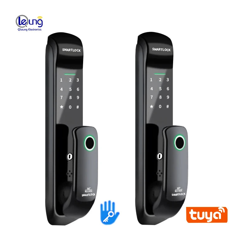 S921 Hot Sale Finger Print Card Intelligent Smart Phone APP TTlock Tuya Electronic Door Lock