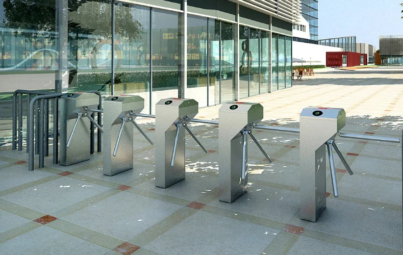 Three Roller Swing Gate Automatic Barriers Toll Gate Security Barriers Tripod Turnstile Access Intelligent Control System