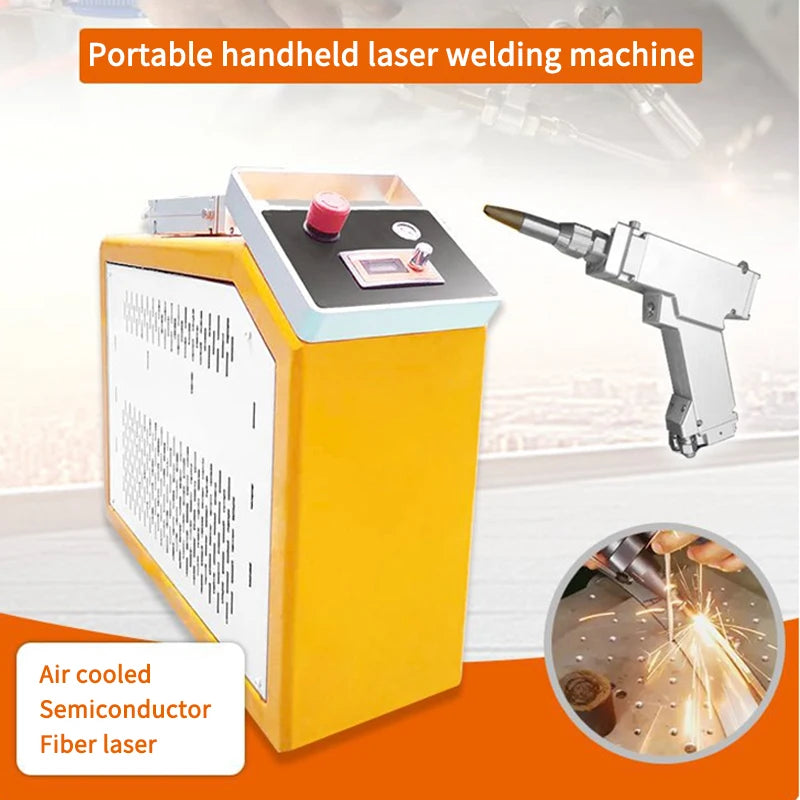 SCH-X-300W Handheld Laser Welder Portable Air-Cooled Fiber Welding Machine Stainless Steel Metal Alloy Soldering Equipment 220V