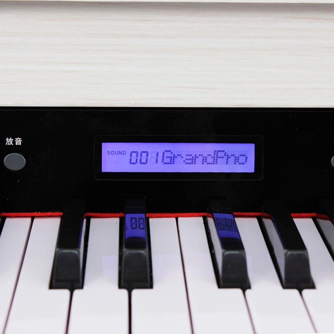 SLADE 88 Keys Upright Piano Professional Digital Electronic Wood color Piano Weighted Keyboard Instrument with Piano Bench