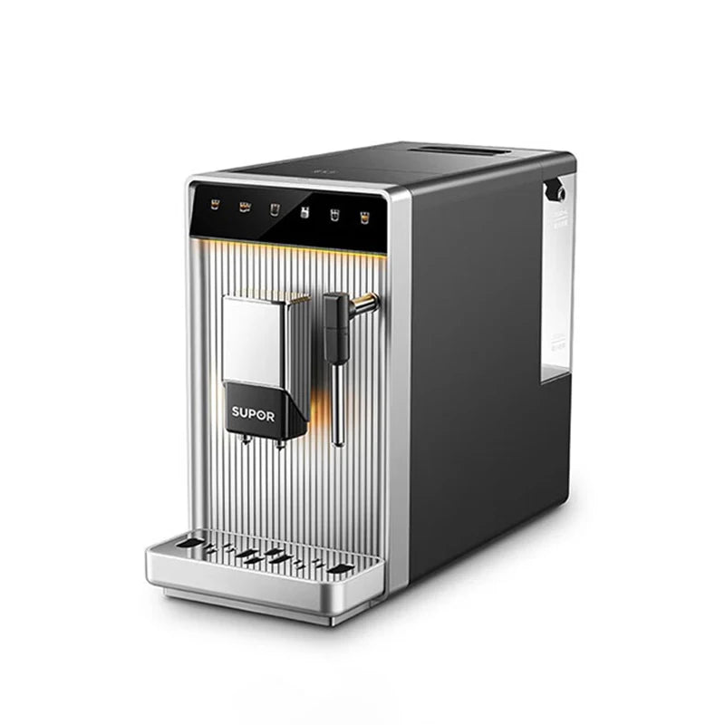 SUPOR Smart Coffee Machine Fully Automatic Coffee Shop Home Coffee Machine Touch Menu With Milk Foam Cappuccino Latte Cold Brew