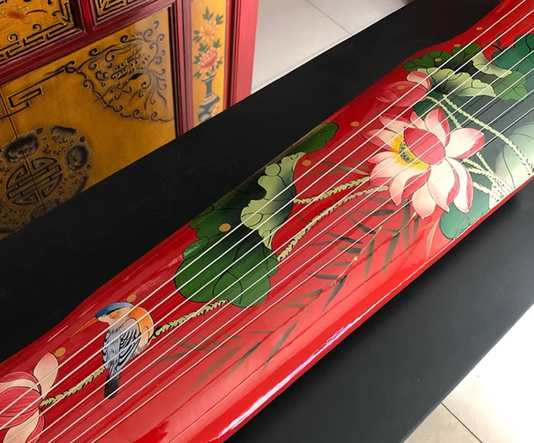 Guqin Chinese Painting Fuxi 7 strings stringed instruments