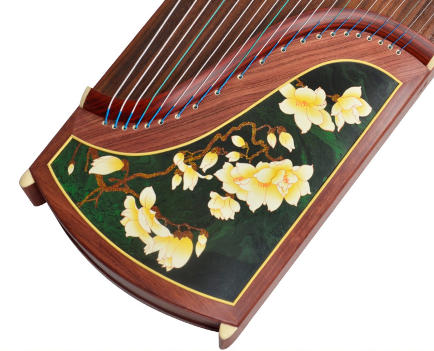 21 String Guzheng Dunhuang 694PP Magnolia Wangchun Chinese Musical Instrument