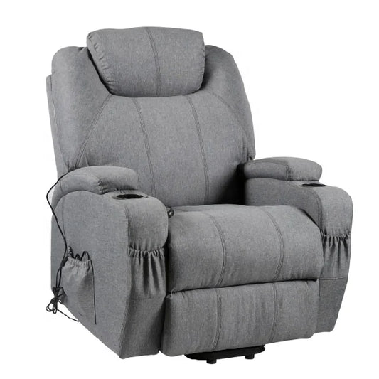 Smart Recliners 8 Points Massage Heating Luxury Recliner Sofa Power Lifting Reclining Salon Chair