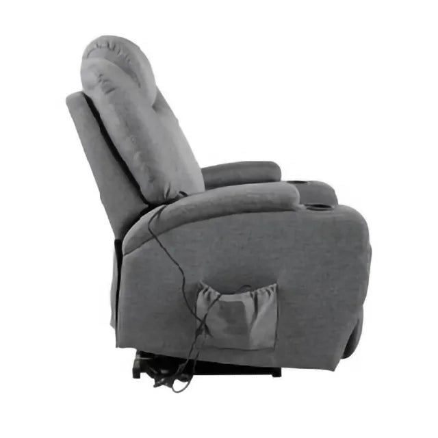 Smart Recliners 8 Points Massage Heating Luxury Recliner Sofa Power Lifting Reclining Salon Chair