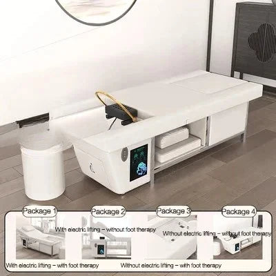 Soffione doccia Spa Shampo Chair Move Adjust Luxury Comfort Sink Hair Wash Bed Foot Basin shampouuse Salon Equipment MQ50XF