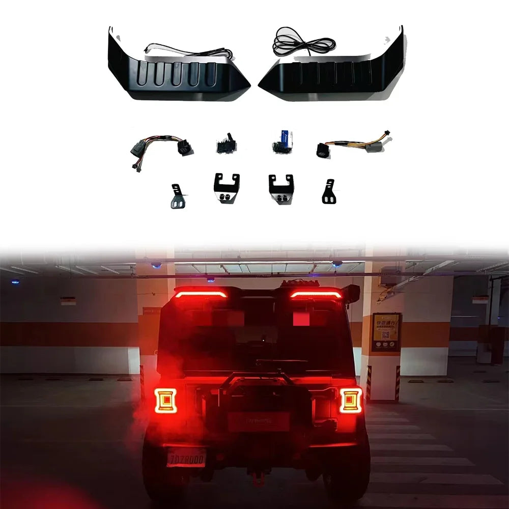 Spedking Hot sale2018-2021 Accessories Car tailgate with light for Jeep Wrangler JL