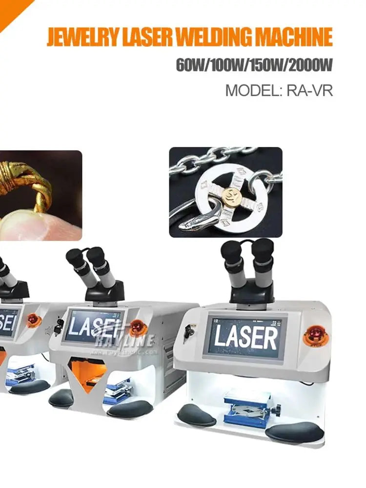 Spot Welding Machine Laser Soldering Repairing Equipment both CCD Microscope For Gold Silver Platinum Jewels 200W