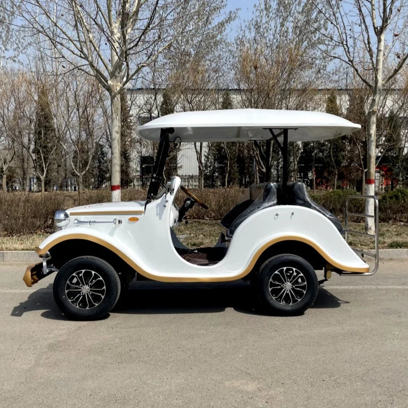 Street Legal New Product Luxury Retro Fashion Shuttle Electric Car Battery Car travel Sightseeing Antique ClaAntique Classic Car