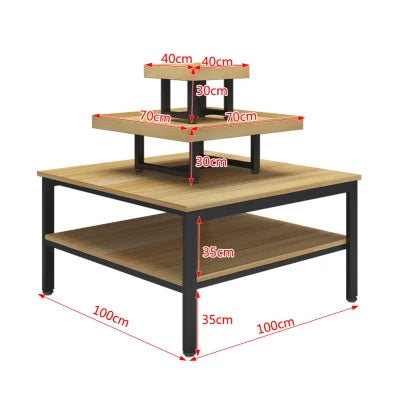 Supermarket Zhongdao cabinet Supermarket shelf display stand display rack Mother and baby pile head clothing store shoe store di