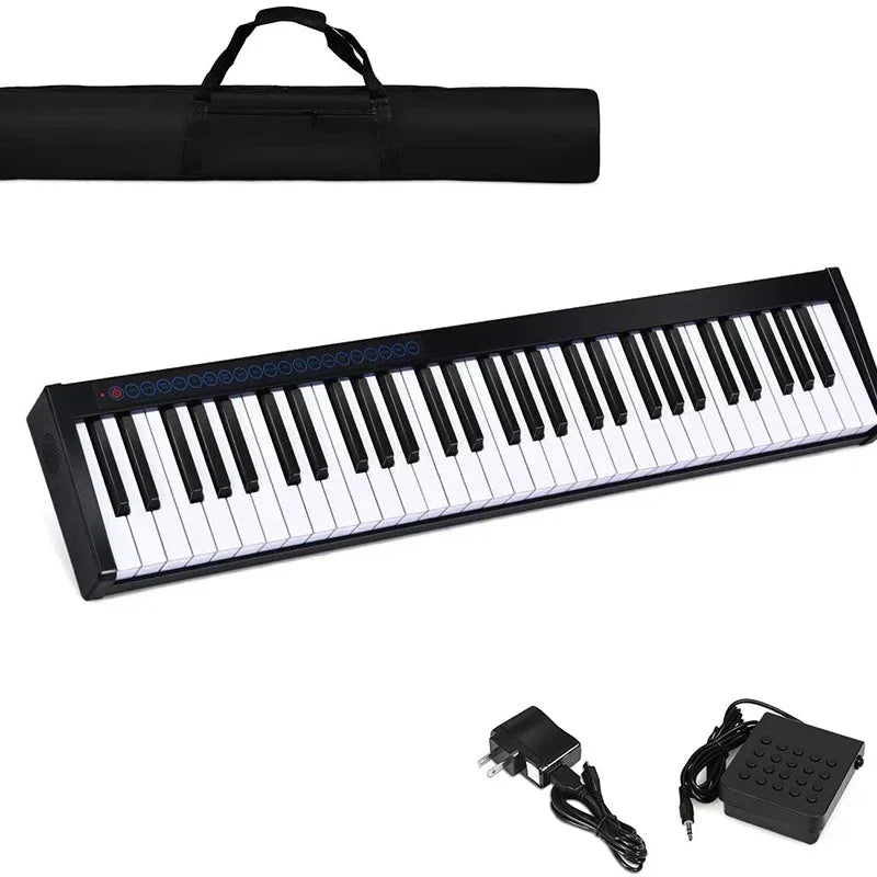 Sustainable Electronic Piano Keyboard Melodic Flexible Portable Piano Professional Portable Sintetizador Electric Instrument