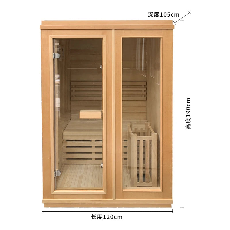 Sweat room, steam room, far infrared water adding sauna stove, dry evaporation, sweat bathroom, wet steaming sauna room, househo