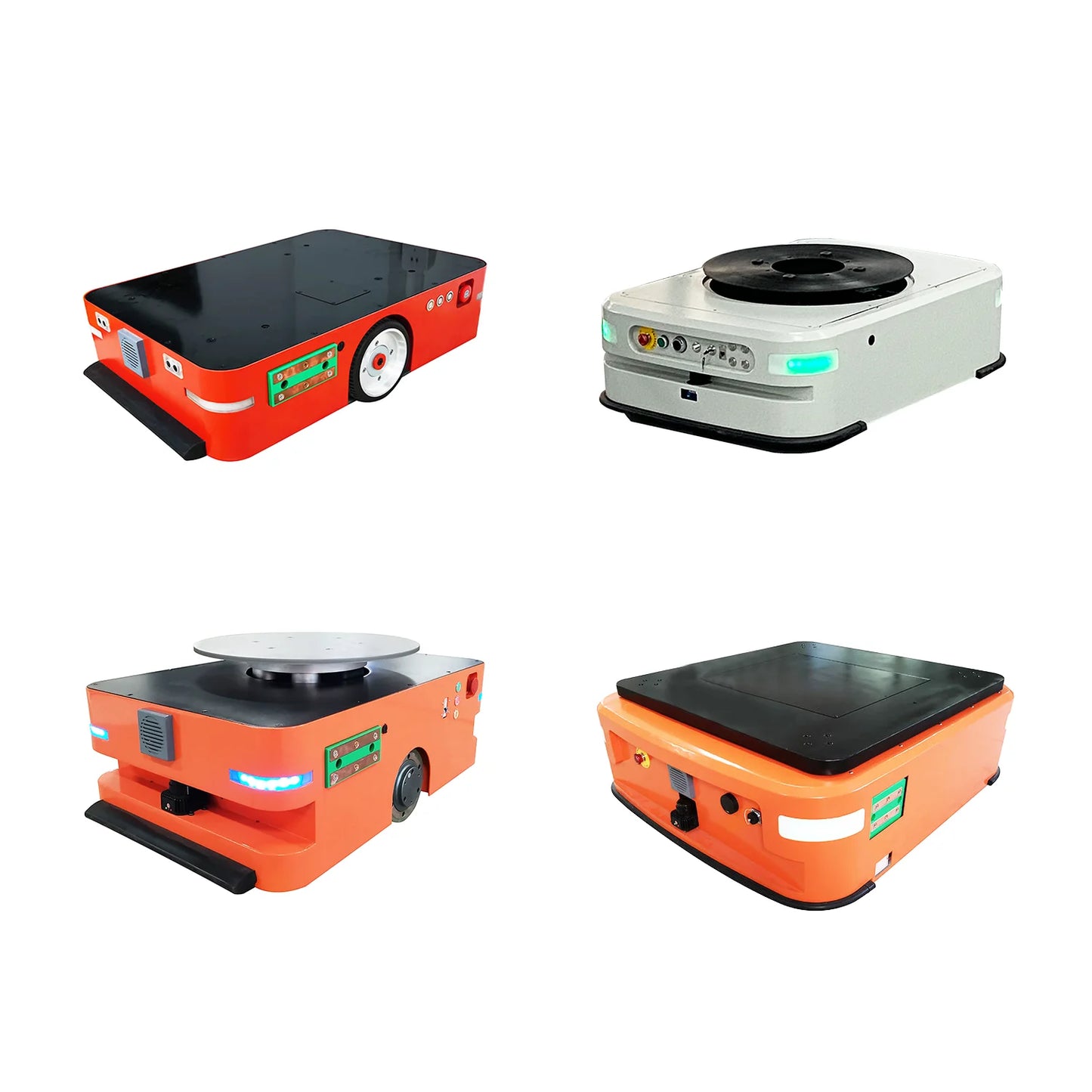 TZBOT 700kg load capacity magnetic navigation AGV robot with hree-level obstacle avoidance industrial agv car