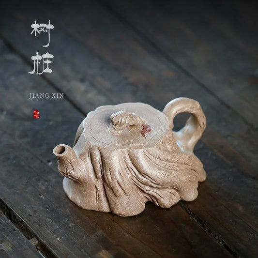 【Tao Yuan】Yixing Purple Clay Teapot Pure Handmade Teapot Backflow Old Pot Raw Ore Old Segment Mud Stump