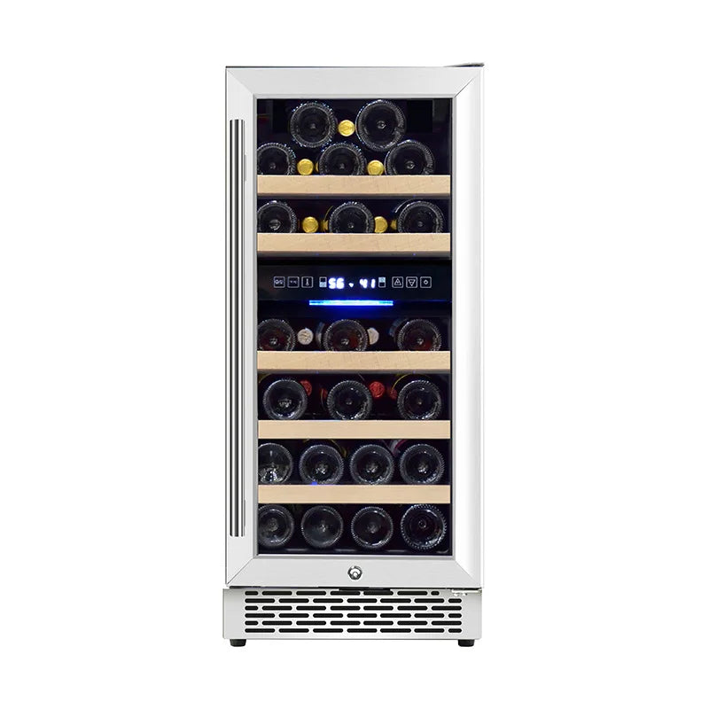 Thermostatic red wine cabinet can only be used in household living rooms. Mini air-cooled frostless refrigeration plant