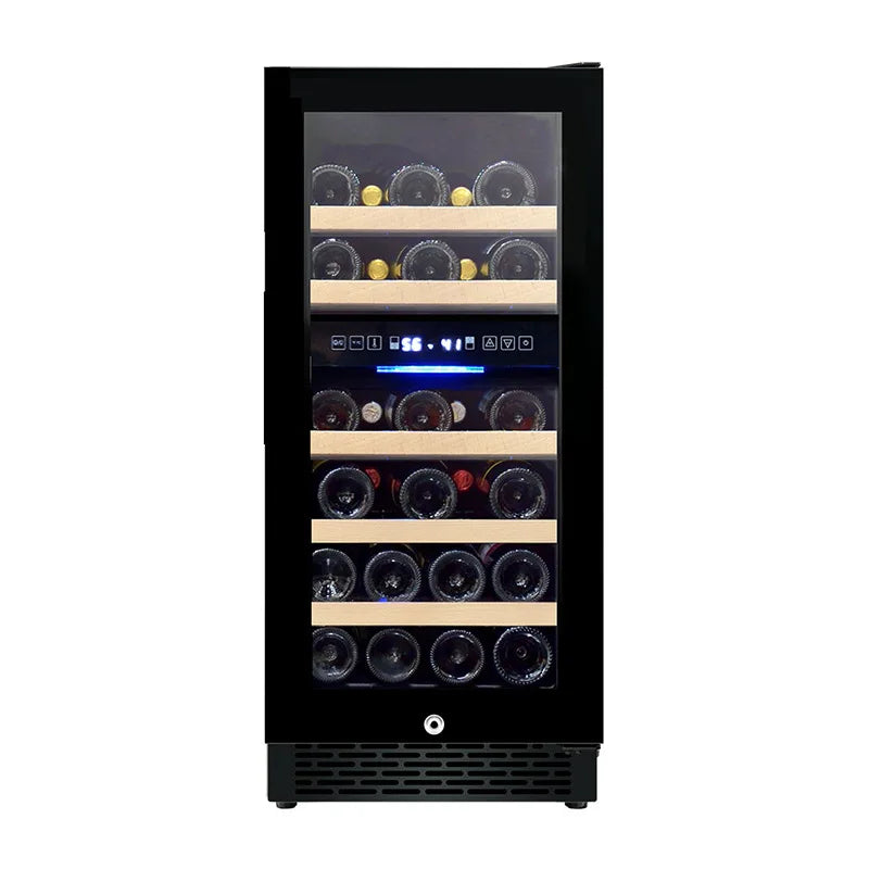 Thermostatic red wine cabinet can only be used in household living rooms. Mini air-cooled frostless refrigeration plant