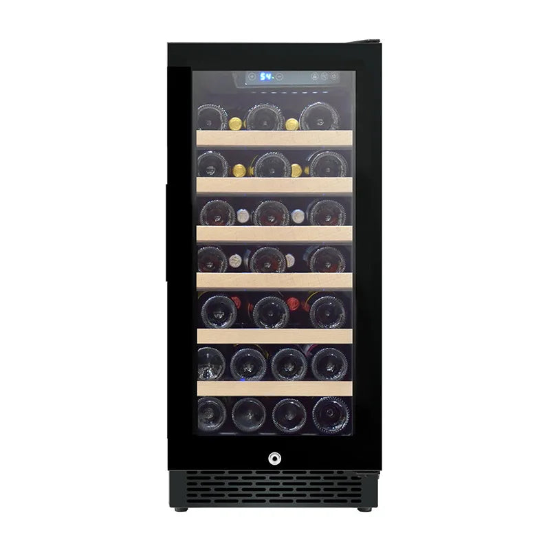 Thermostatic red wine cabinet can only be used in household living rooms. Mini air-cooled frostless refrigeration plant