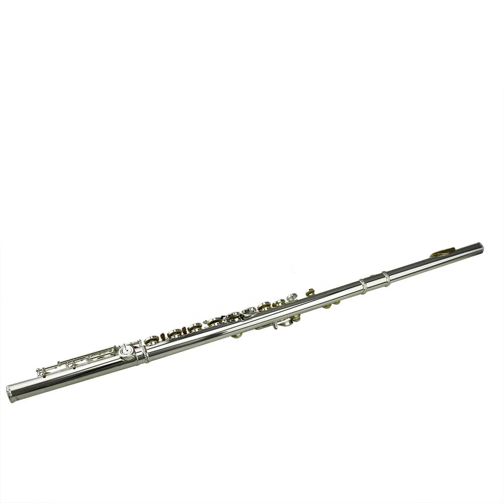 MMOOKA Tide music 17 open holes E mechanism B foot offset French key silver flute