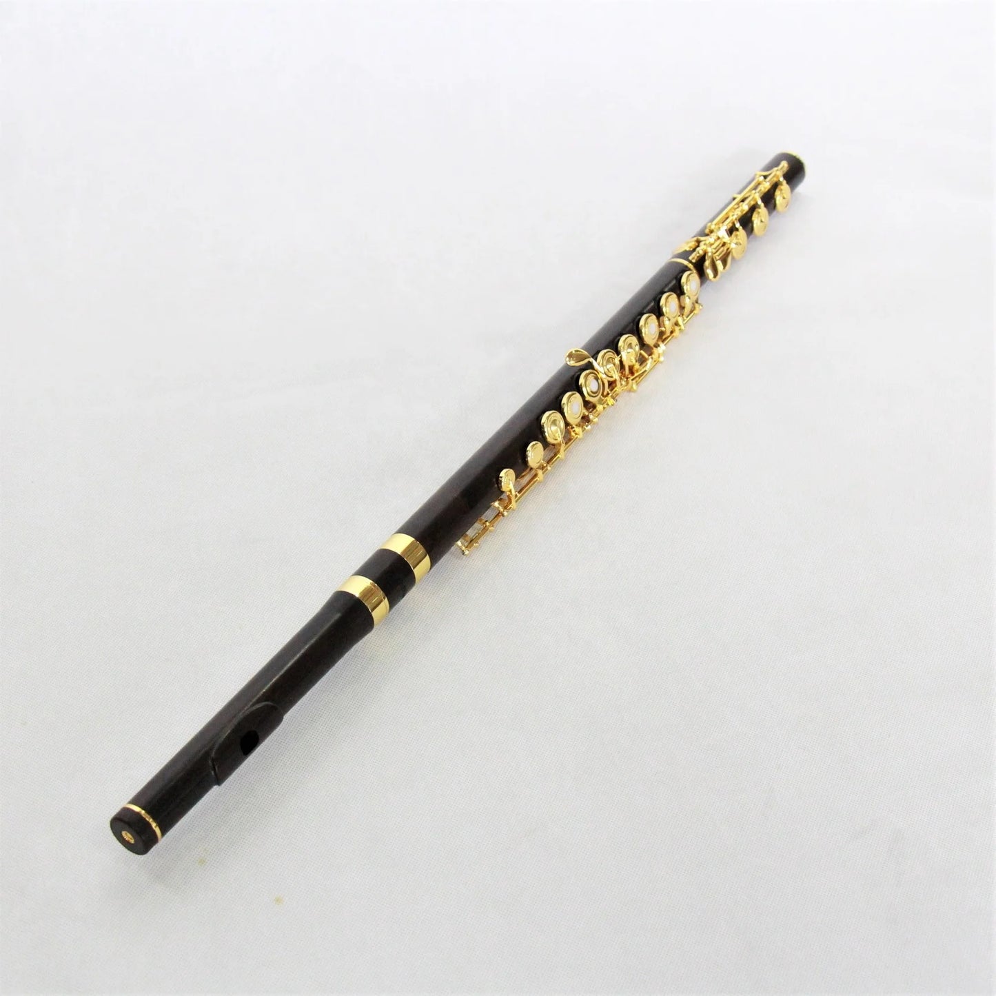 Top Class 17 Open Hole Flute Gold Plated Keys Ebony Flute Best Woodwind Instruments