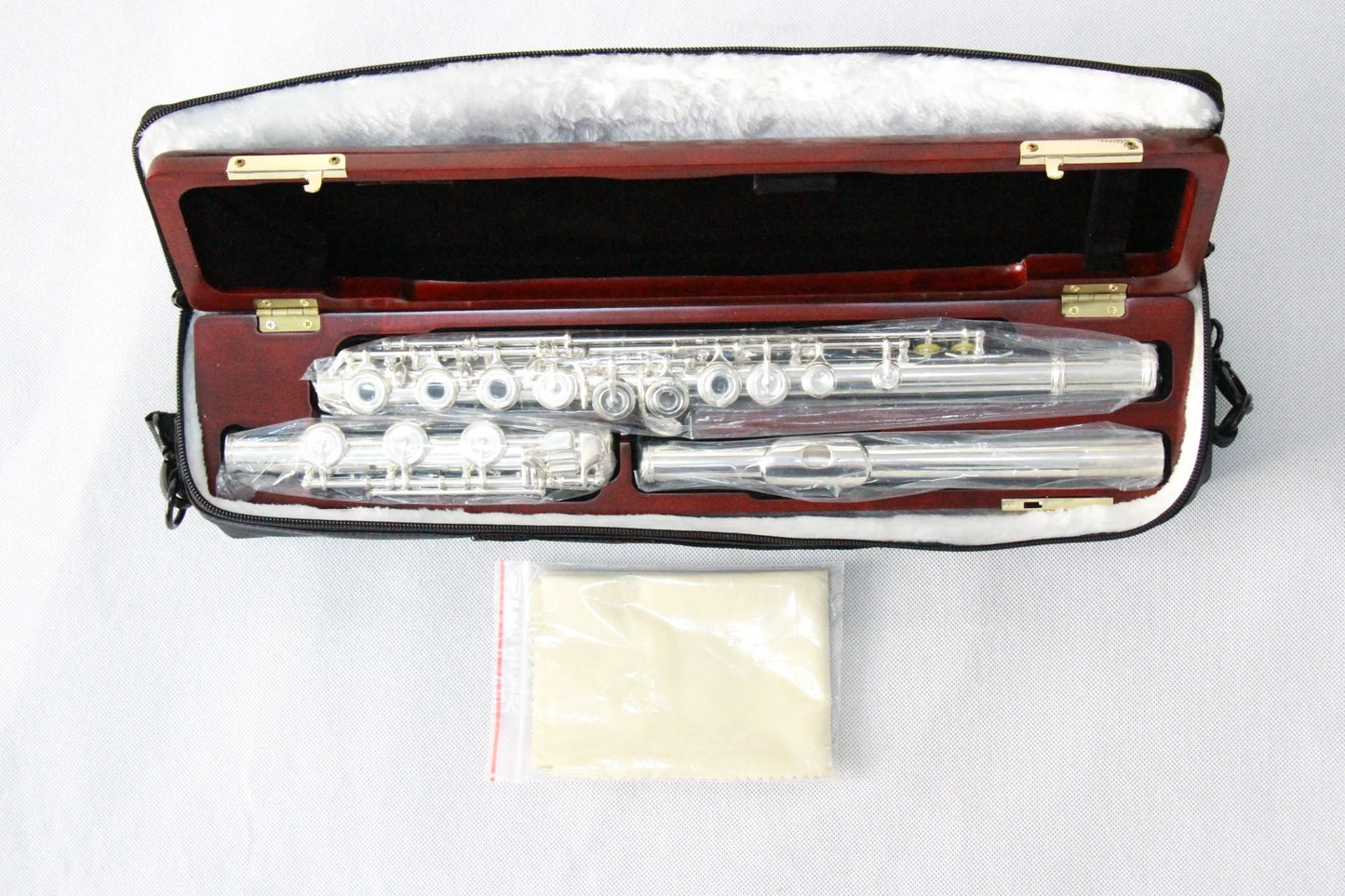 MMOOKA Top Grade Professional 925 Solid Silver Body Flute High Quality FFL-700S C Tone Flute With Instrument Case