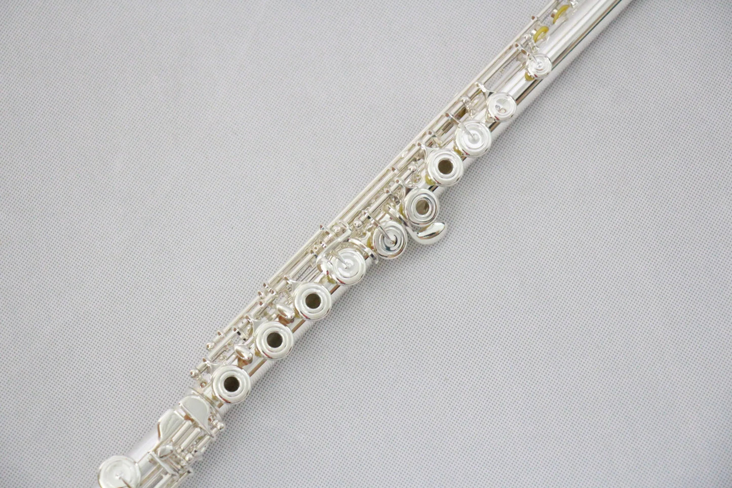 MMOOKA Top Grade Professional 925 Solid Silver Body Flute High Quality FFL-700S C Tone Flute With Instrument Case