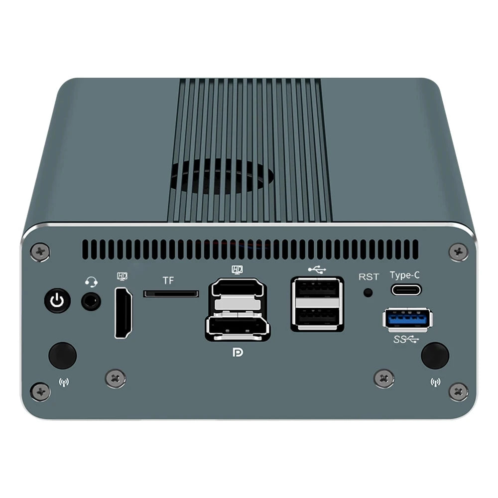 Topton Intel i7 1355U i5 1335U 13th Gen Firewall Mini PC 2*10G SFP+ Optical 4x i226-V 2.5G Soft Router 2*DDR5 4*4K Proxmox Host