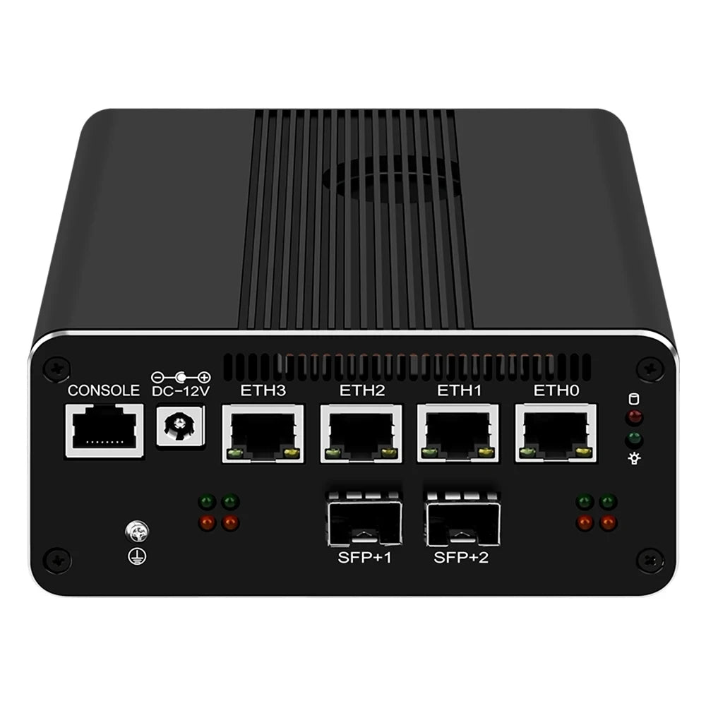 Topton Intel i7 1355U i5 1335U 13th Gen Firewall Mini PC 2*10G SFP+ Optical 4x i226-V 2.5G Soft Router 2*DDR5 4*4K Proxmox Host