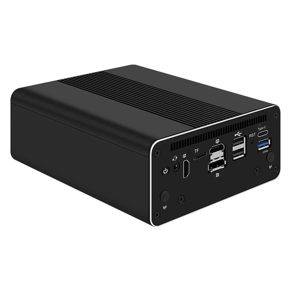 Topton Intel i7 1355U i5 1335U 13th Gen Firewall Mini PC 2*10G SFP+ Optical 4x i226-V 2.5G Soft Router 2*DDR5 4*4K Proxmox Host