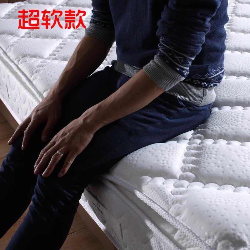 Ultra-soft latex mattress five-star hotel spring vacuum compression package can be folded 1.8 2.2 m2.