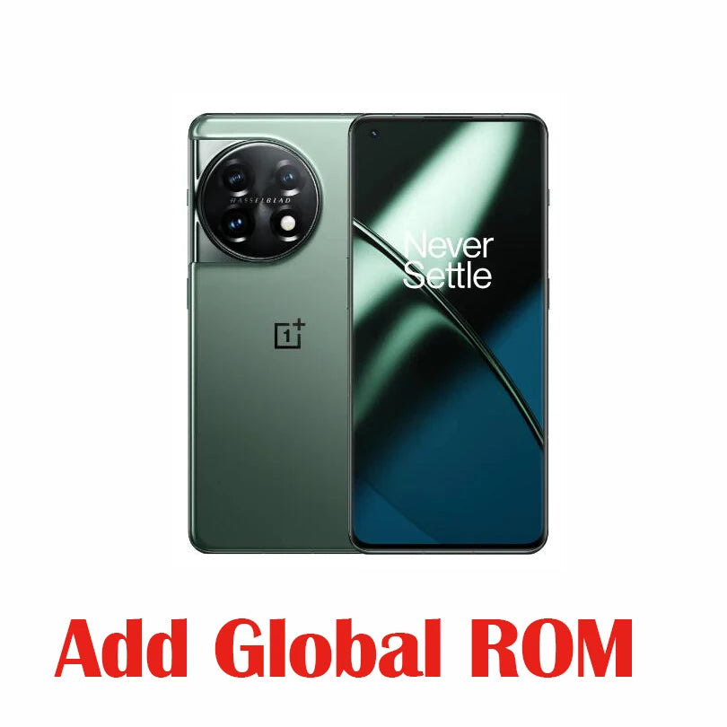 Unlocked Netowok New OnePlus 11 5G Cell Phone Snapdragon8 Gen2 6.7inch 120Hz AMOLED 100W Dash Charge 5000Mah 50MP Camera NFC