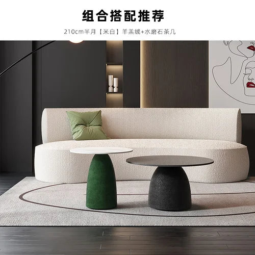 Velvet Floor Living Room Sofa Nordic Curved Luxury Single Couch Bed Lazy Living Room Sofa Modern Muebles Hogar Garden Furniture