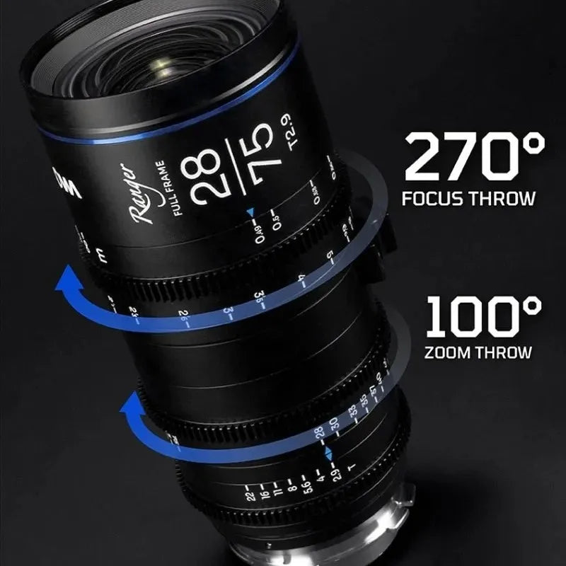 Venus Optics Laowa FF Ranger 28-75mm T2.9 75-180mm T2.9 Professional Cinema Lenses Full Frame Cine Zoom Lens for PL EF Mount