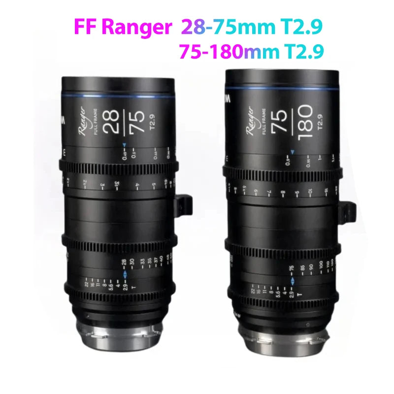 Venus Optics Laowa FF Ranger 28-75mm T2.9 75-180mm T2.9 Professional Cinema Lenses Full Frame Cine Zoom Lens for PL EF Mount