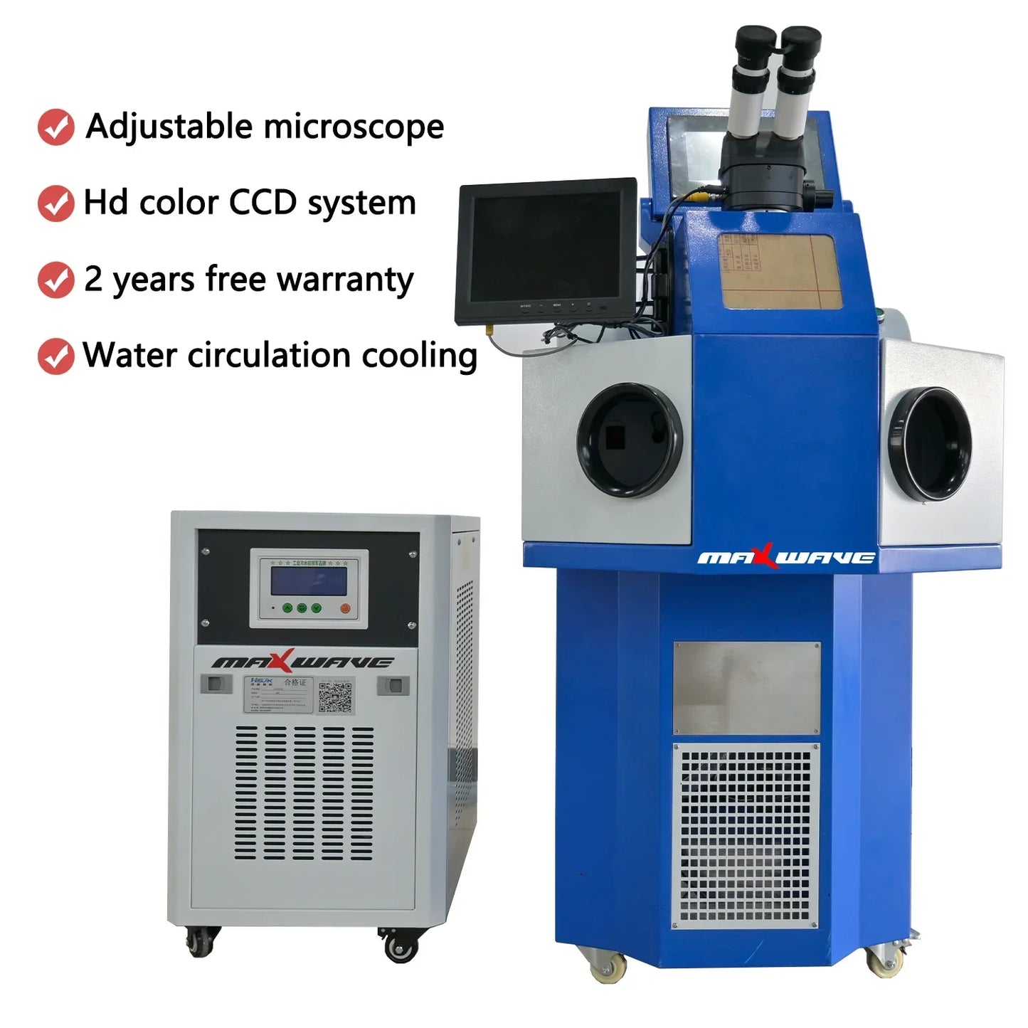 Veritical Jewelry Laser welding machine YAG laser spot welding Equipment 200w for Stainless Steel Gold silver chain Ring Braces