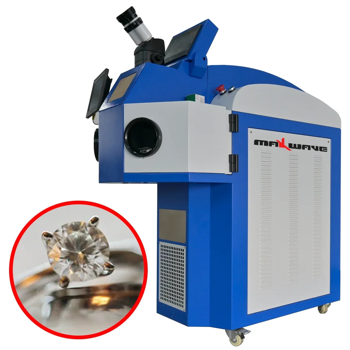 Veritical Jewelry Laser welding machine YAG laser spot welding Equipment 200w for Stainless Steel Gold silver chain Ring Braces