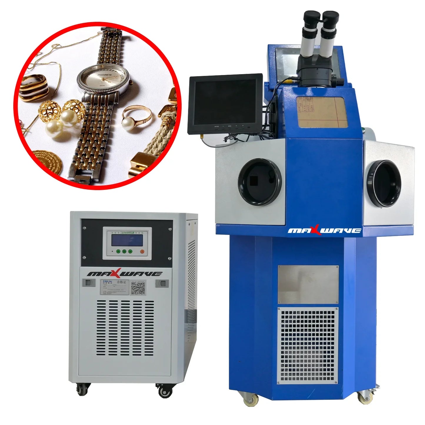 Vertical Jewelry Welder High Quality Laser Welding Machine with CCD YAG Gold and silver jewelry Soldering Equipment