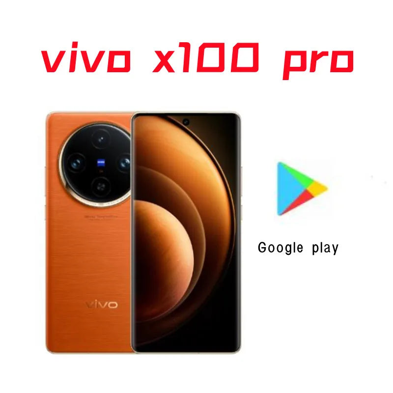 Vivo X100 Pro Smart phone Original New 5G Mobile Phone 6.78" 120HZ 100W Charger 50MP Camera Dimensity9300 NFC 5400 mAh OTA