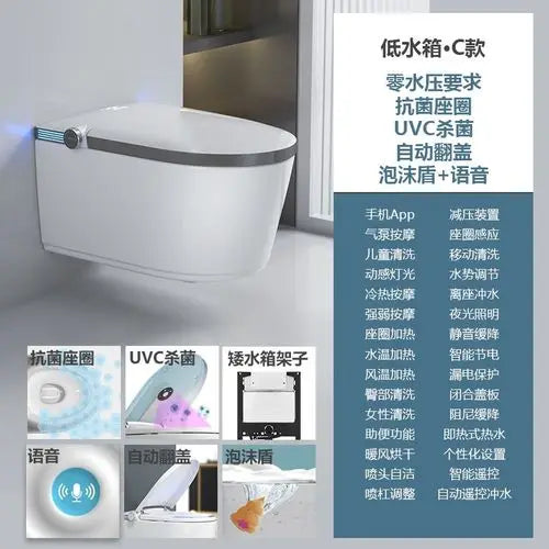 Wall hanging and hanging wall hanging hotel home super large integrated intelligent toilet