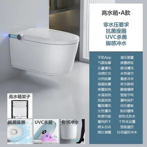 Wall hanging and hanging wall hanging hotel home super large integrated intelligent toilet