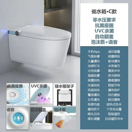 Wall hanging and hanging wall hanging hotel home super large integrated intelligent toilet