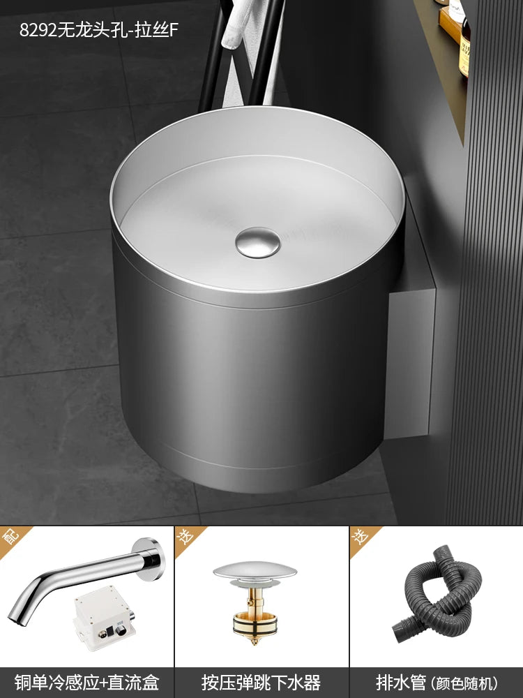 Wash basin, bathroom, stainless steel wash basin, hotel KTV popular art basin