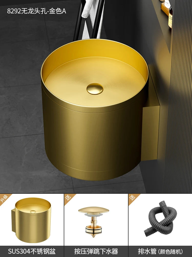 Wash basin, bathroom, stainless steel wash basin, hotel KTV popular art basin