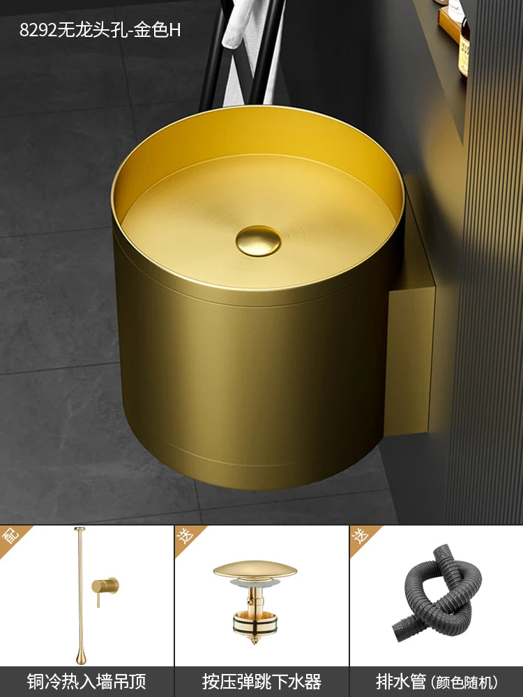 Wash basin, bathroom, stainless steel wash basin, hotel KTV popular art basin