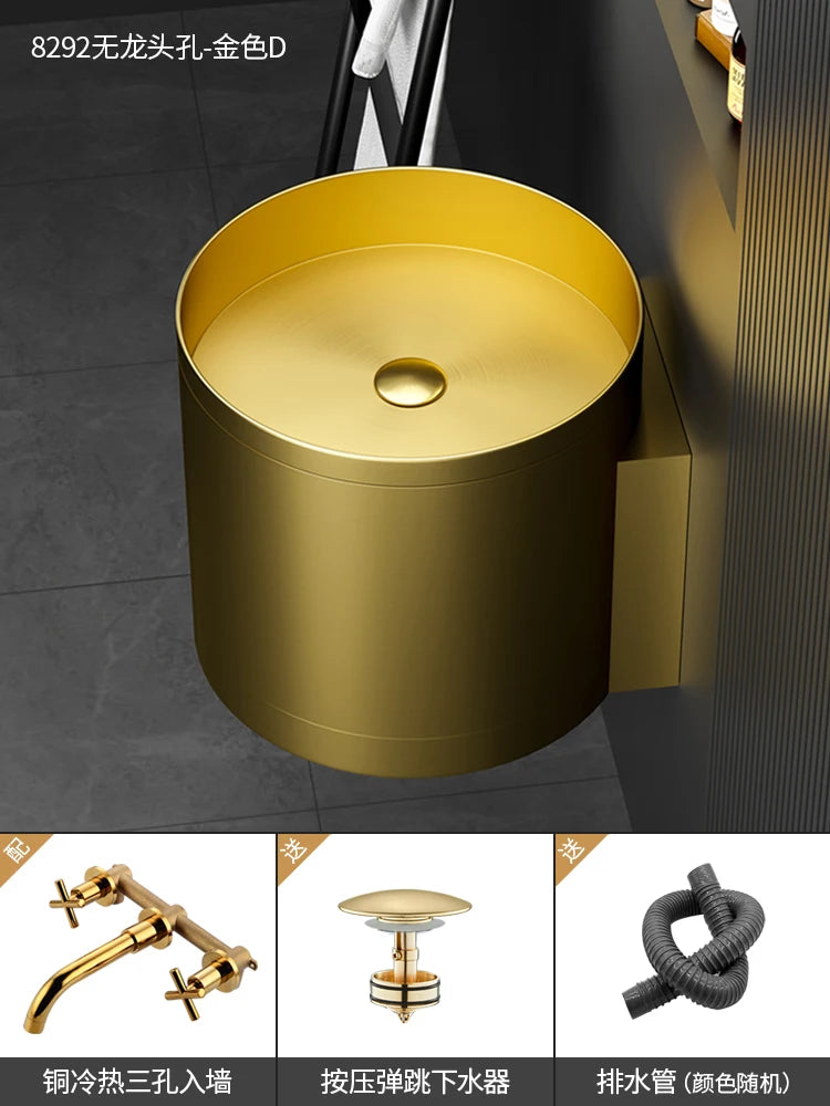 Wash basin, bathroom, stainless steel wash basin, hotel KTV popular art basin