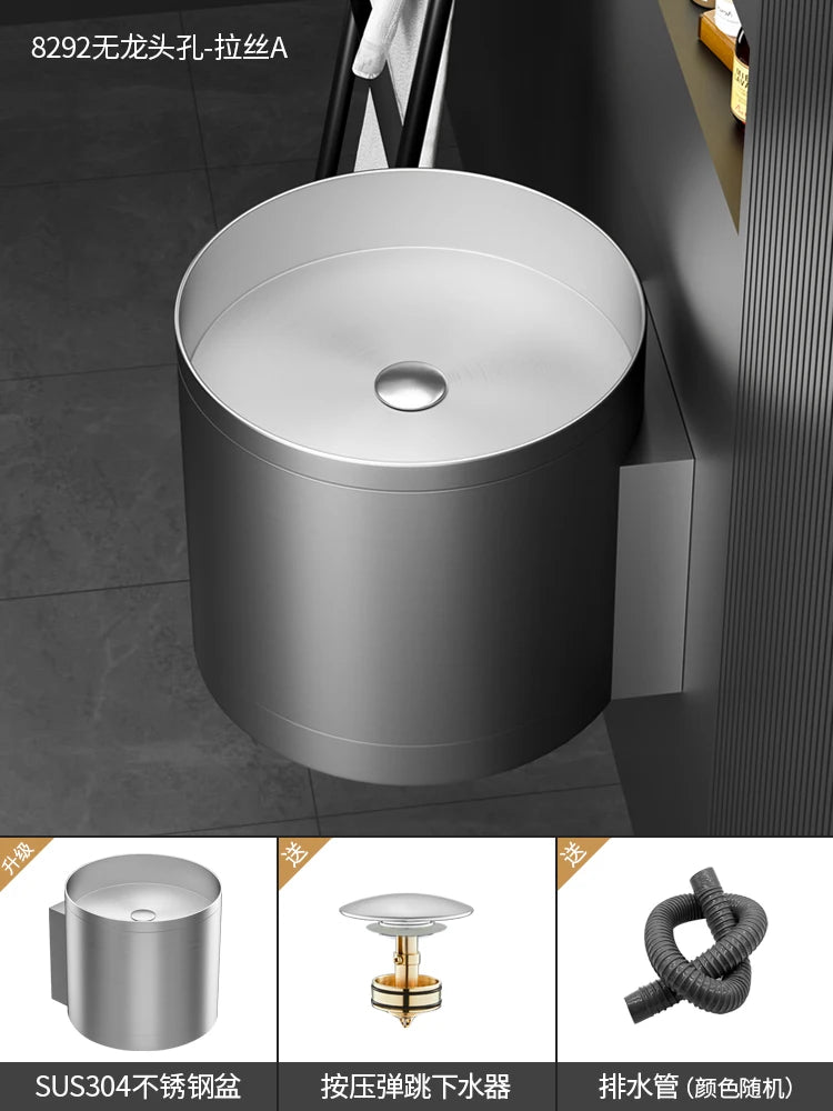 Wash basin, bathroom, stainless steel wash basin, hotel KTV popular art basin