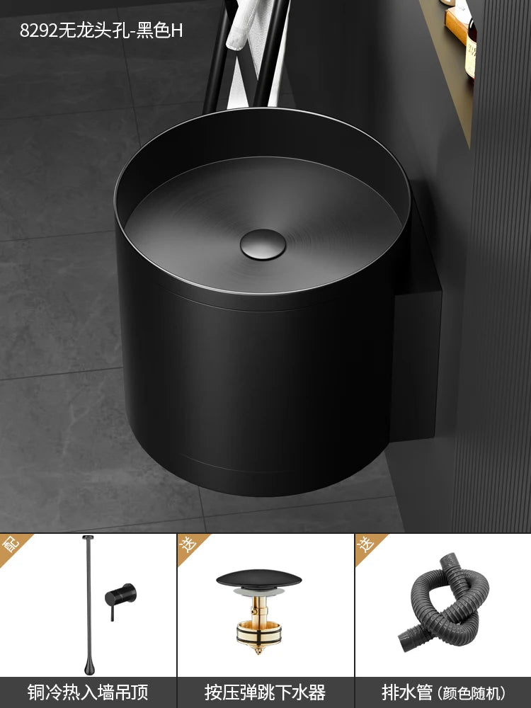 Wash basin, bathroom, stainless steel wash basin, hotel KTV popular art basin