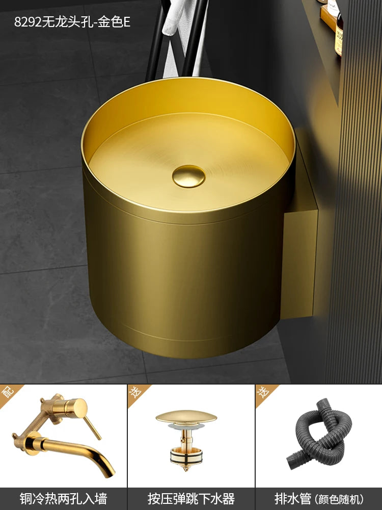 Wash basin, bathroom, stainless steel wash basin, hotel KTV popular art basin