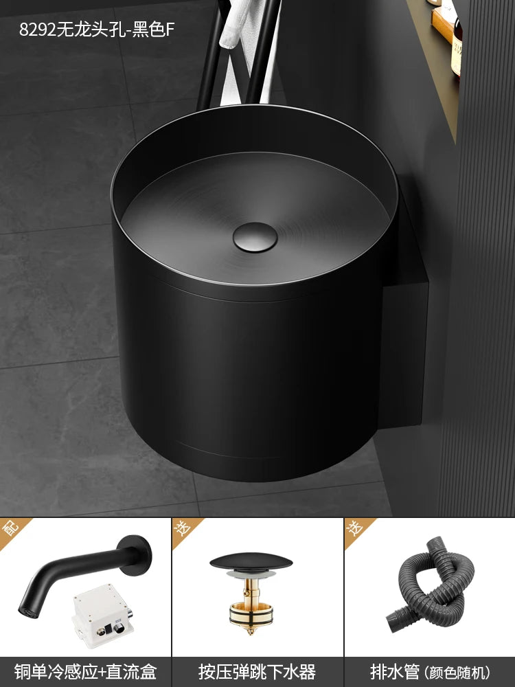 Wash basin, bathroom, stainless steel wash basin, hotel KTV popular art basin