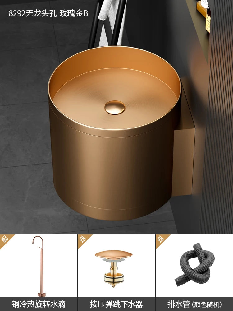 Wash basin, bathroom, stainless steel wash basin, hotel KTV popular art basin